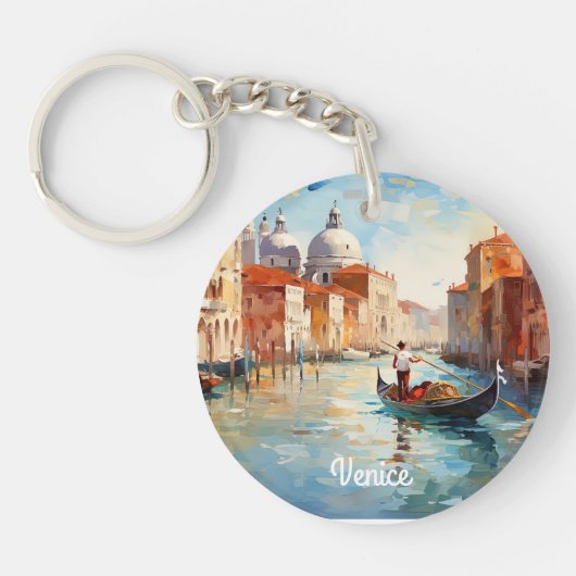 Venice Italië Sleutelhanger (Voorkant)