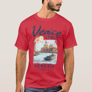Venice Italië Venezia Italia Vintage Travel T-shirt
