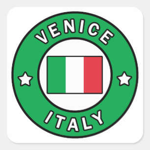 Venice Italië Vierkante Sticker