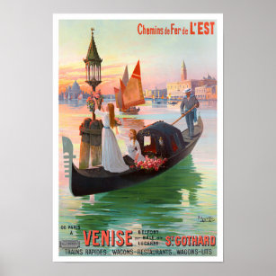 Venice Italië — vintonijnreis Poster