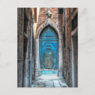 Venice Italy Blue Deuren Post Kaart