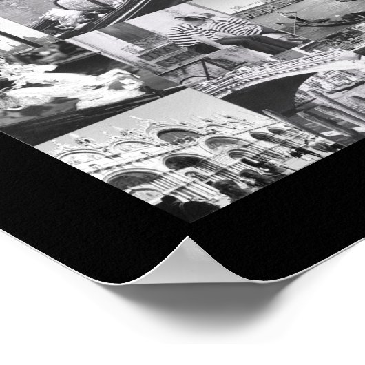 Venice Italy Collage Fine Art Print Poster (Hoek)