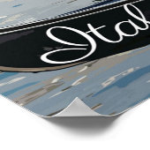 Venice, Italy Gondola Boat Vintage Travel Poster (Hoek)