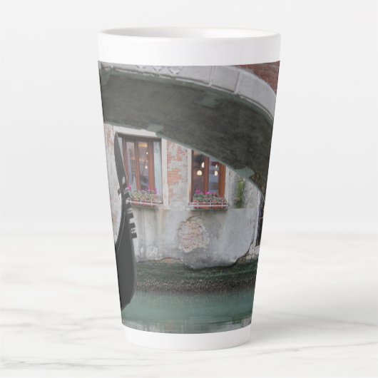 Venice Italy Gondola Latte Mok (Voorkant)