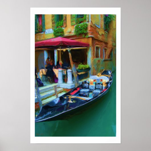 Venice Italy Gondola Poster (Voorkant)