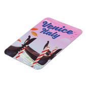 Venice Italy Gondola vakantie print. Magneet (Linkerzijde)