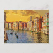 Venice Italy Gondola Waterway Building #15 Briefkaart (Voorkant)