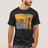 Venice Italy Gondola Waterway Building #15 T-shirt (Voorkant)