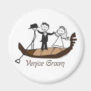 Venice Italy Groom Favors Magneet