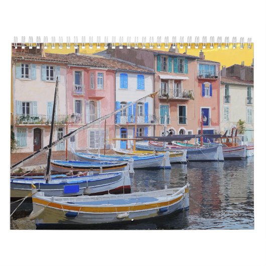 Venice Italy Harbor Waterway Building #14 Kalender (Hoes)