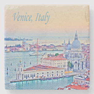 Venice Italy HDR Sunset Stone Onderzetter