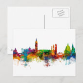 Venice Italy Skyline Briefkaart (Voorkant / Achterkant)