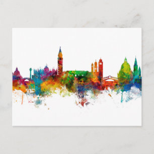 Venice Italy Skyline Briefkaart