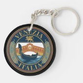 Venice Italy Sleutelhanger (Achterkant)