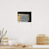 Venice Italy Street Signs Poster (Keuken)