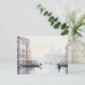 Venice Italy Travel Souvenir Watercolor Briefkaart (Staand voorkant)