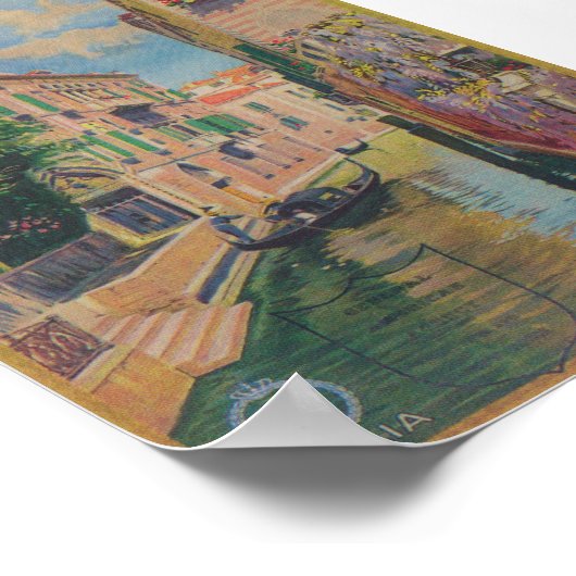 Venice Italy Vintage Travel Poster (Hoek)