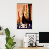 Venice, Italy Vintage Travel Poster (Thuiskantoor)