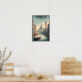 Venice Italy Vintage Travel Poster (Keuken)