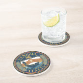 Venice Italy Zandsteen Onderzetter (Zijkant)