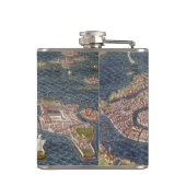 VENICE: KAART, 16E EEUW HEUPFLES (Achterkant)