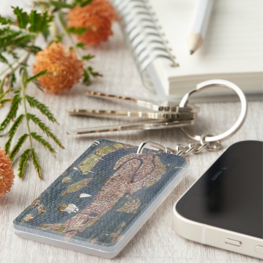 VENICE: KAART, 16E EEUW SLEUTELHANGER (Voorkant Rechts)