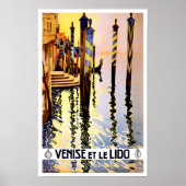 Venice Lido Italië Poster (Voorkant)
