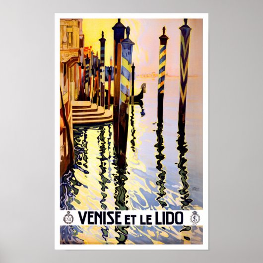 Venice Lido Italië Poster (Voorkant)