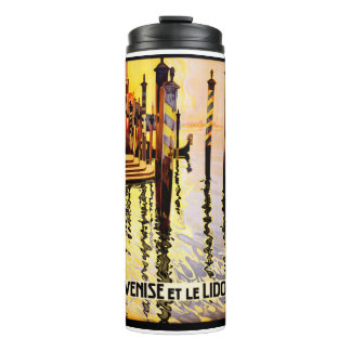 Venice Lido vintage-poster Thermosbeker