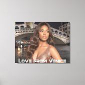 VENICE - LOVE FROM VENICE CANVAS AFDRUK (Voorkant)