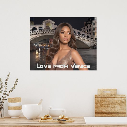VENICE - LOVE FROM VENICE POSTER (Keuken)