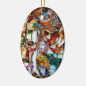 Venice-maskers Keramisch Ornament (Links)