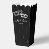 Venice masquerade ball masks custom wedding bedankdoosjes (Voorkant)