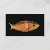 Venice Murano Glass Fish Visitekaartje (Achterkant)