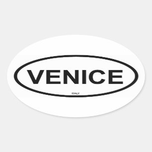 VENICE OVALE STICKER