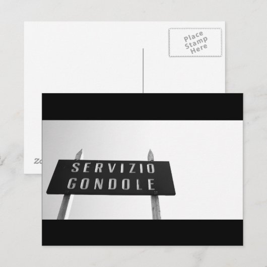 Venice Photo Briefkaart (Voorkant / Achterkant)