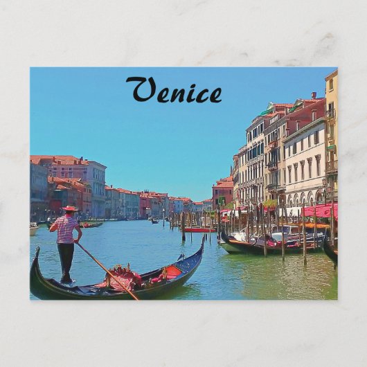 Venice Post Card Briefkaart (Voorkant)