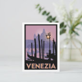 Venice Poster Post Card Briefkaart (Staand voorkant)