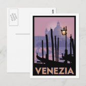 Venice Poster Post Card Briefkaart (Voorkant / Achterkant)