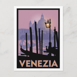 Venice Poster Post Card Briefkaart