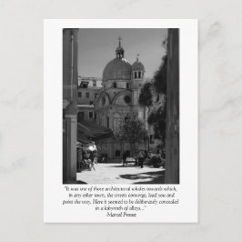 Venice Quote-kaart Briefkaart
