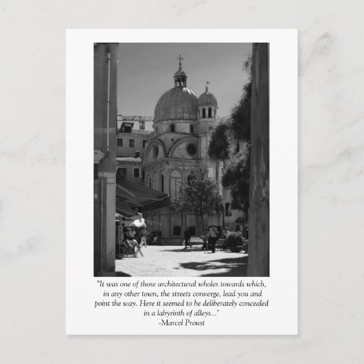 Venice Quote-kaart Briefkaart (Voorkant)
