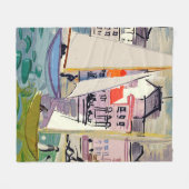 Venice Raoul Dufy Fleece Blanket (Voorkant (Horizontaal))