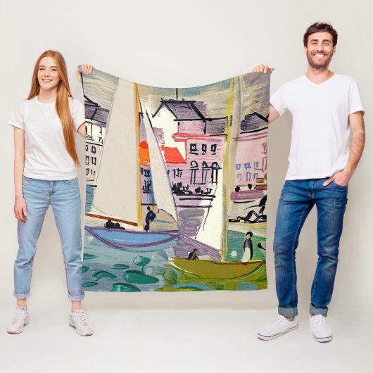 Venice Raoul Dufy Fleece Blanket Deken (In situ)