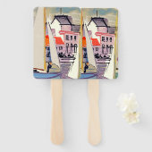 Venice Raoul Dufy Set van fans Handwaaier (Voorkant en achterkant)