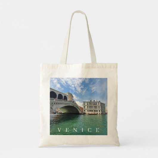 Venice Rialto Bridge canvas tas (Achterkant)