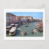 VENICE RIALTO BRIDGE UITZICHT BRIEFKAART (Voorkant)
