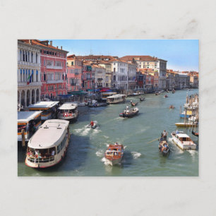 VENICE RIALTO BRIDGE UITZICHT BRIEFKAART