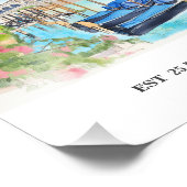 Venice Rialto Bridge watercolor poster (Hoek)