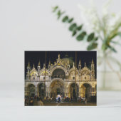 VENICE SAN MARCO SQUARE BASILICA BRIEFKAART (Staand voorkant)